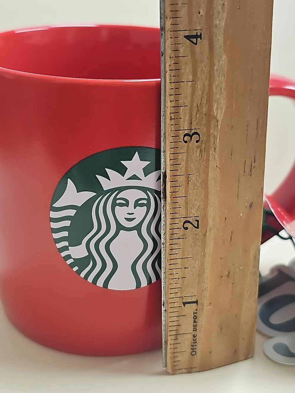 New STARBUCKS 2025 Christmas HOLIDAY Red MUG with gift tag